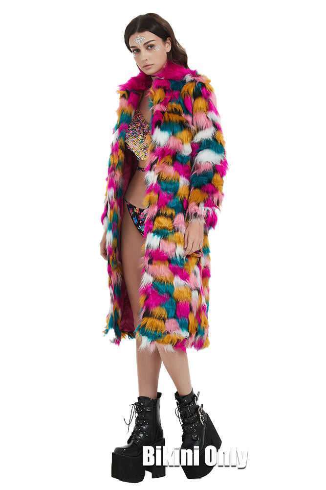 Bear Printed String Triangle Bra Bikini Set