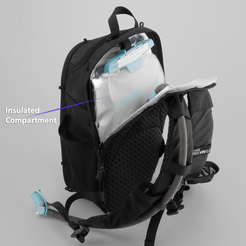 RaveBeetle Elytra Hydration Pack Black (1.0 Version)