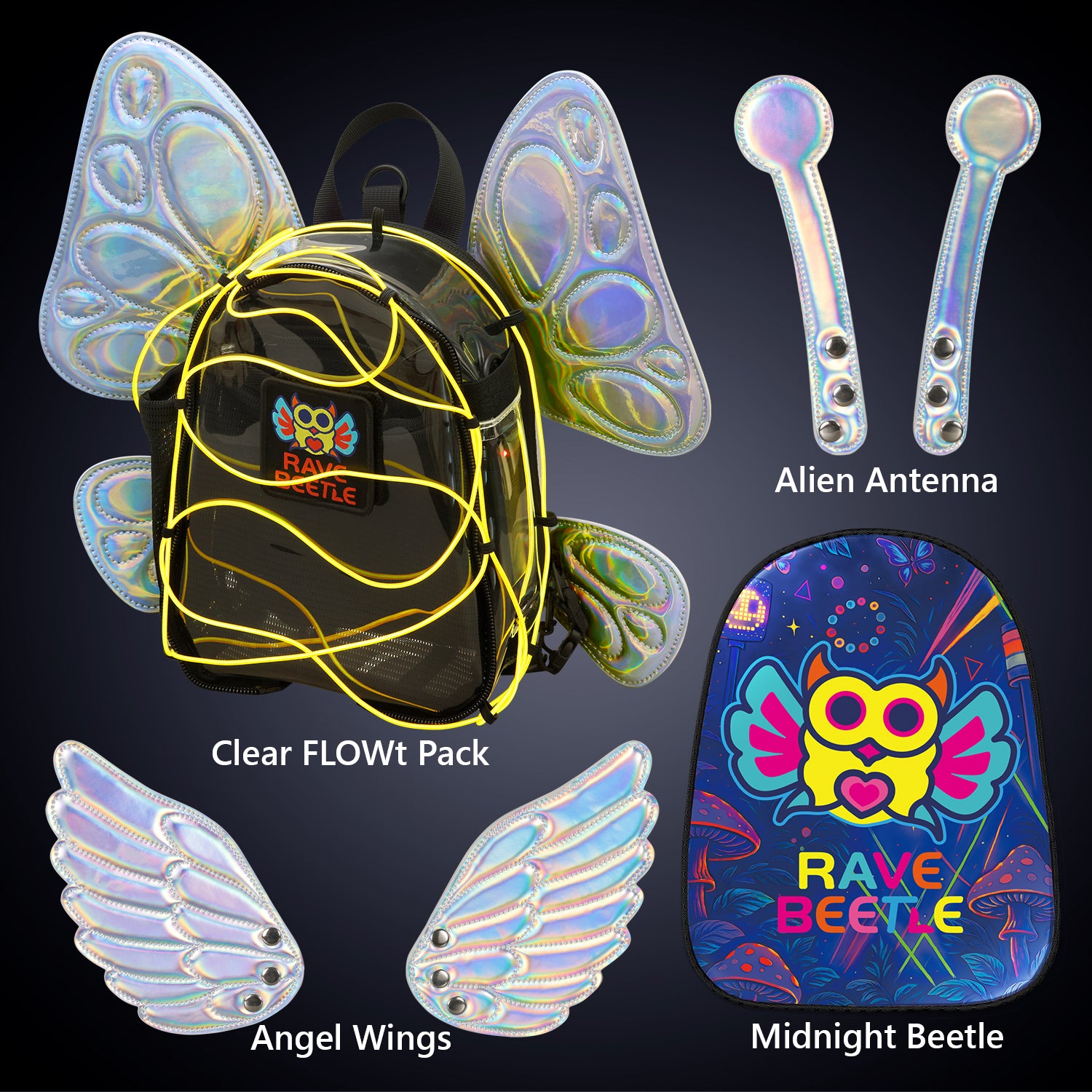 FLOWt Essential Bundle – Wings & Midnight Beetle Vibe Print Pack