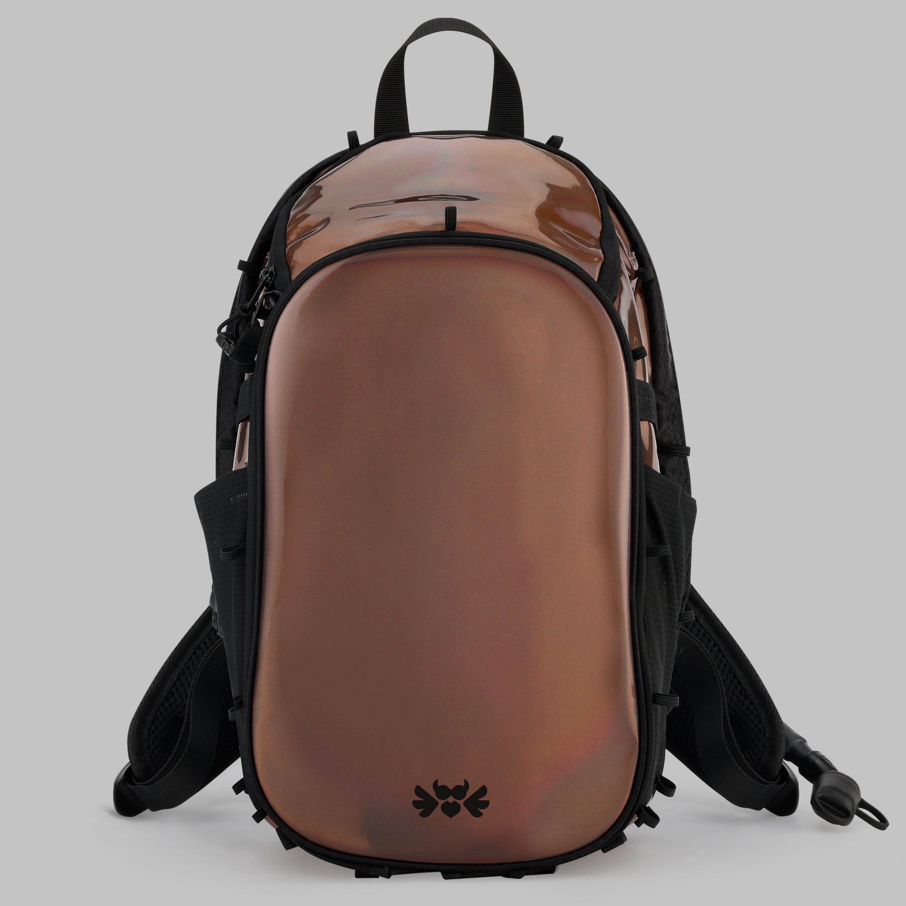 RaveBeetle Elytra Hydration Pack 2.0 with Aura Reflector – Holographic Mocha