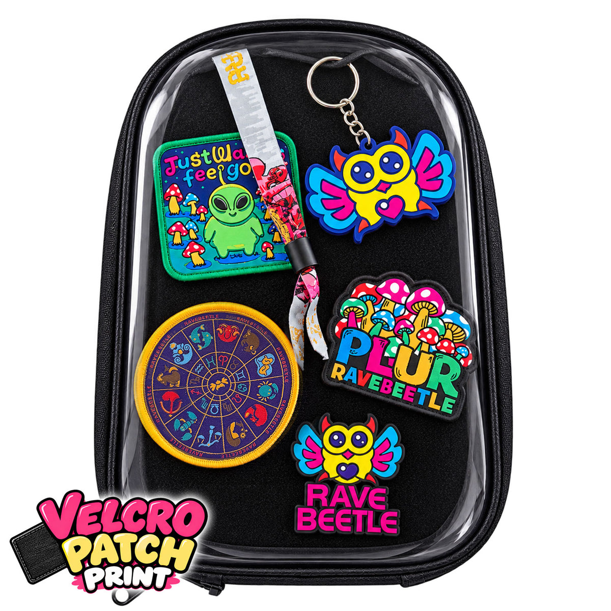 Velcro Patch Print (Keychain, Wristband Loops & Pins Insert) – Exclusively for Elytra Hydro Pack