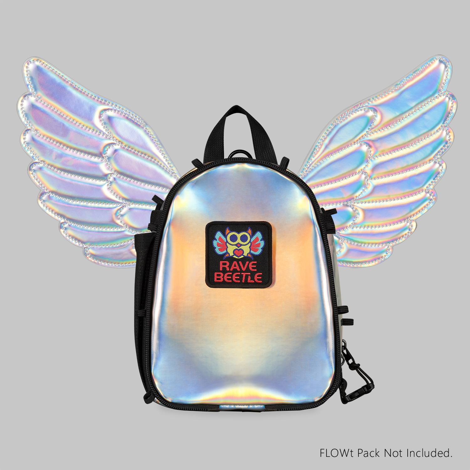 Angel Wings for FLOWt Pack – Holo Silver