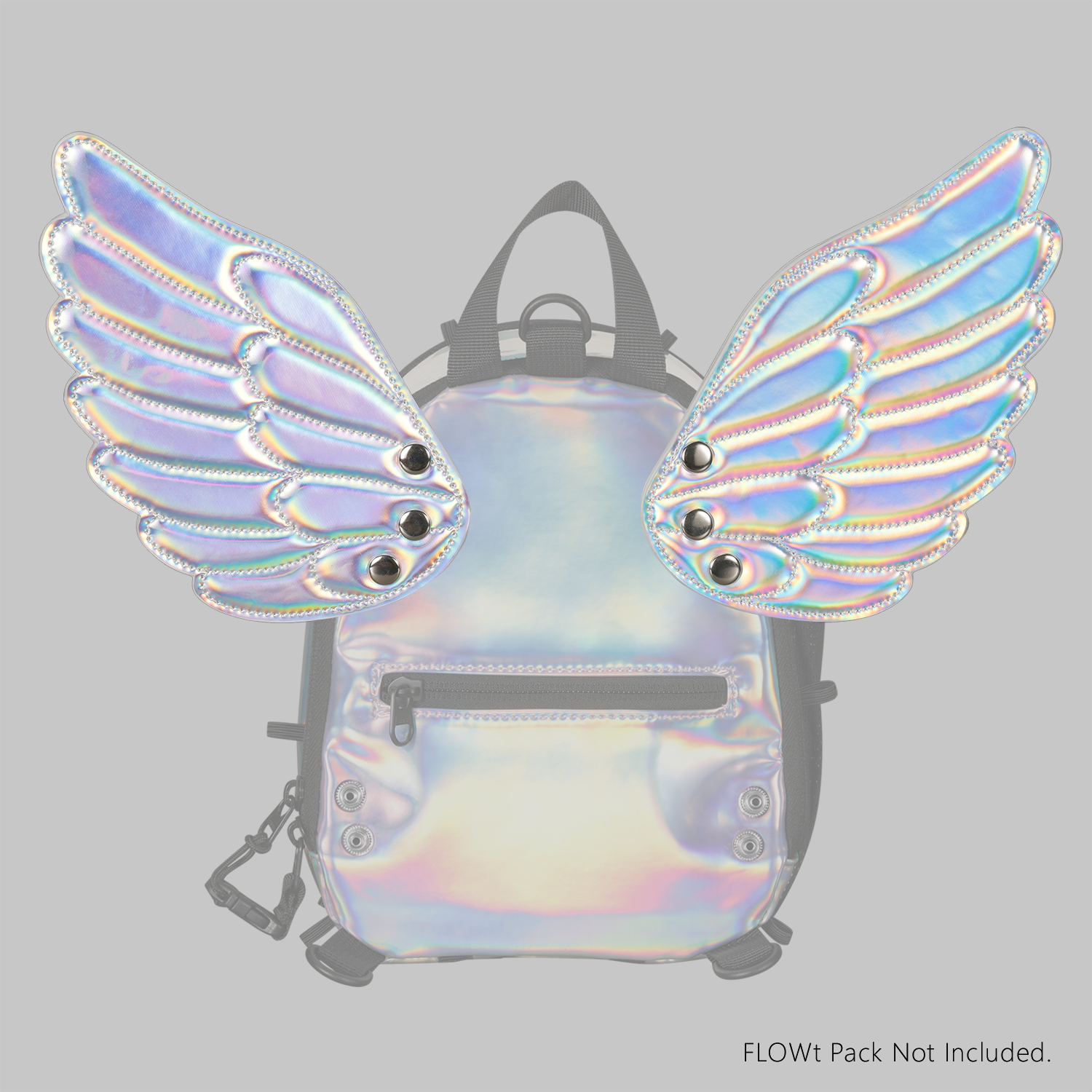 Angel Wings for FLOWt Pack – Holo Silver