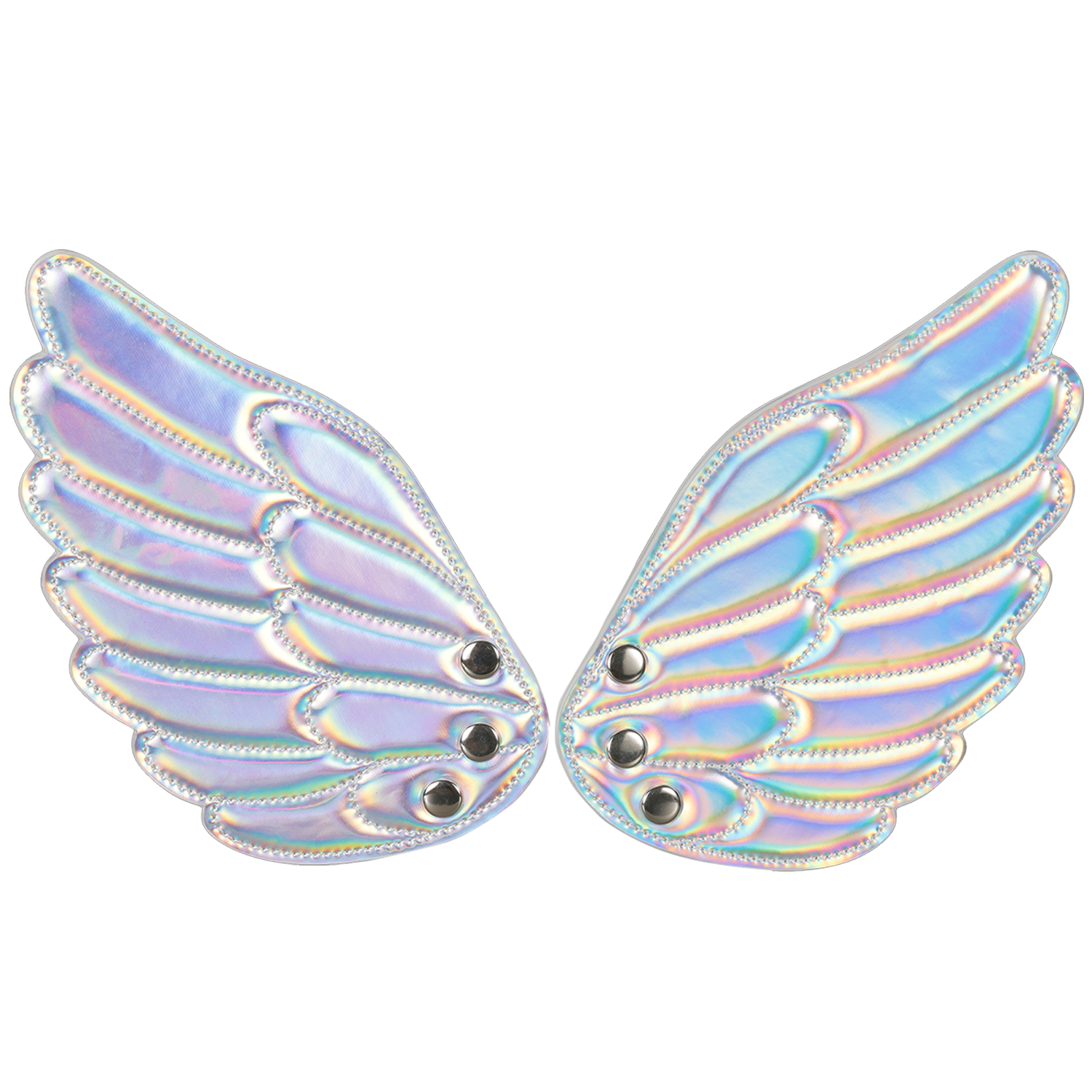 Angel Wings for FLOWt Pack – Holo Silver – RaveBeetle
