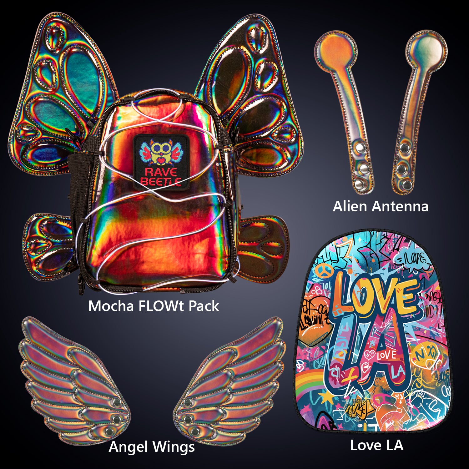 FLOWt Essential Bundle – Wings & Love LA Vibe Print Pack