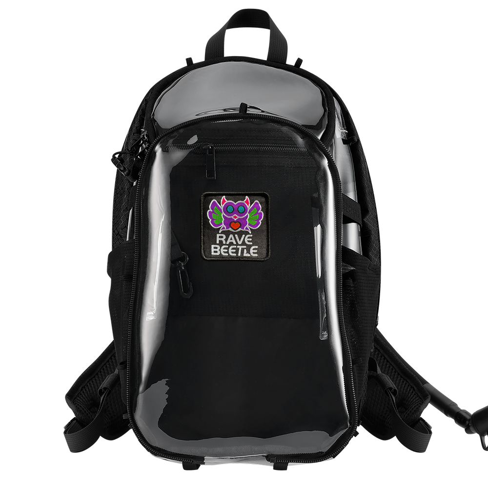RaveBeetle Velcro Patch – Purple / White