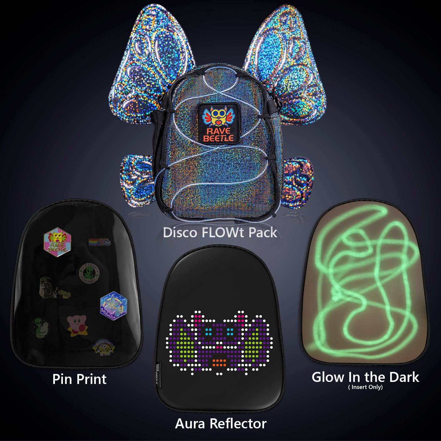 FLOWt Aura Bundle – Pin Print & Glow Insert Vibe Pack