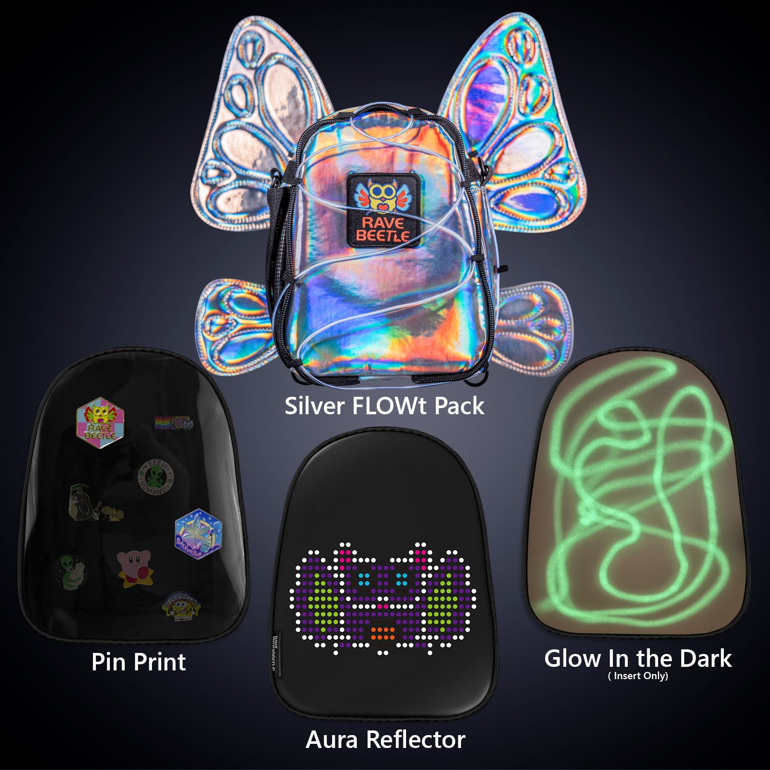 FLOWt Aura Bundle – Pin Print & Glow Insert Vibe Pack