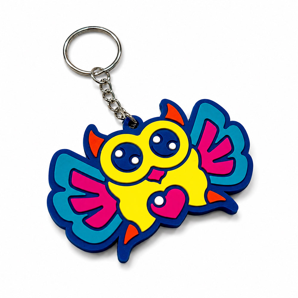 RaveBeetle PVC Keychain