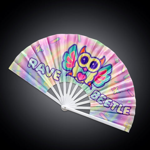 RaveBeetle Hand Fan - Sugar Rush