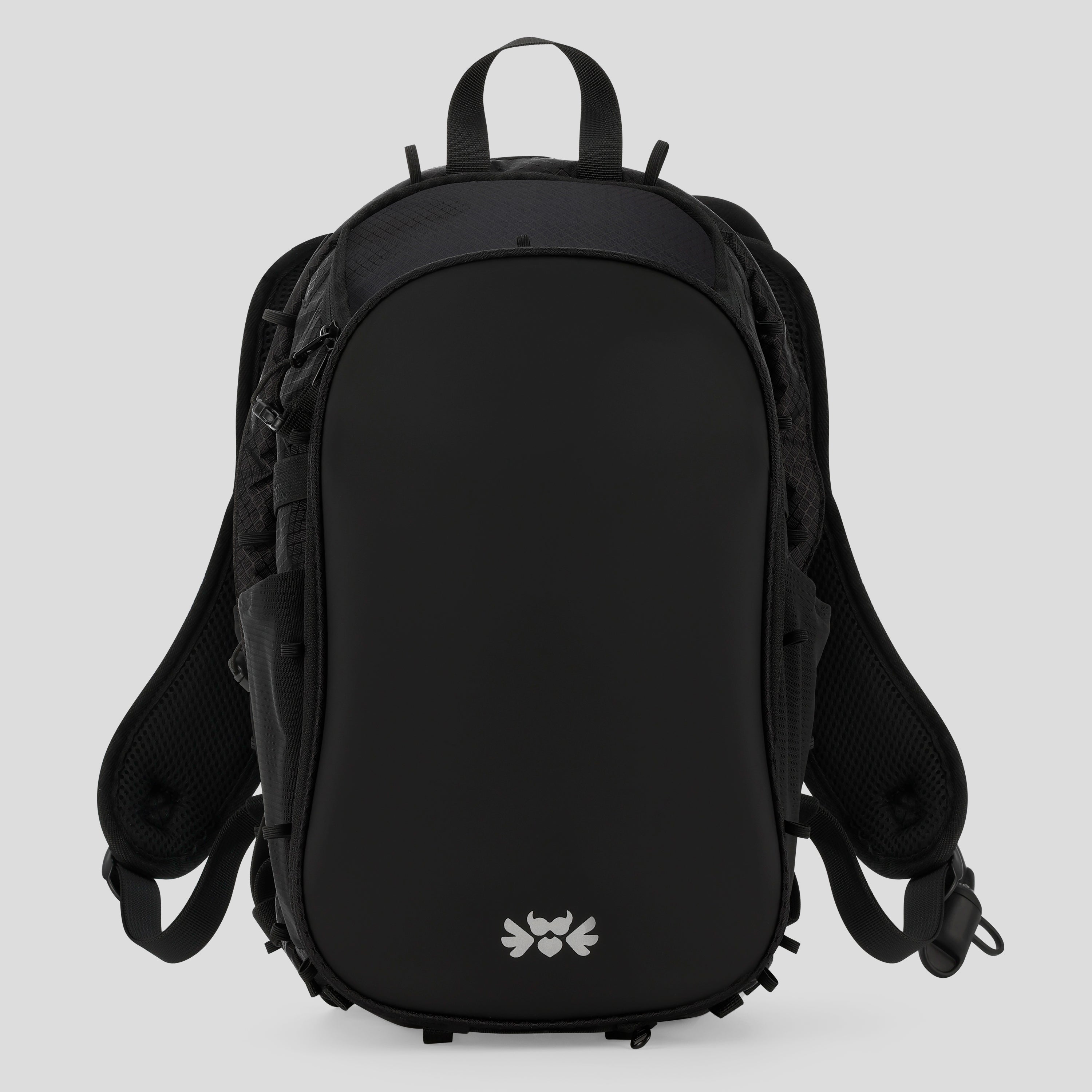 RaveBeetle Elytra LED Hydration Pack – Festival Backpack with Water Bladder (Black)