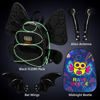 FLOWt Essential Bundle – Wings &amp; Midnight Beetle Vibe Print Pack