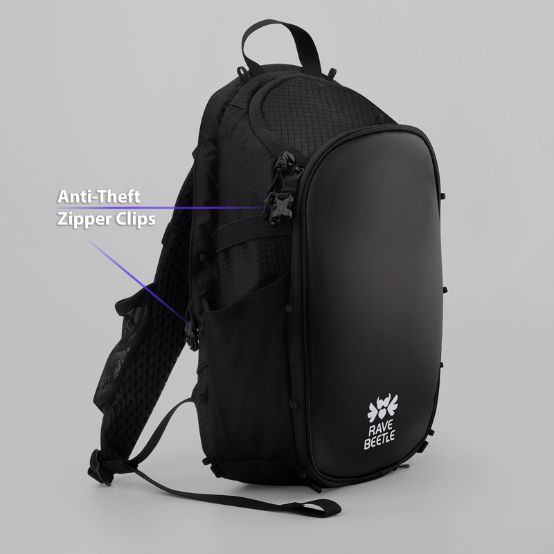 RaveBeetle Elytra Hydration Pack Black (1.0 Version)