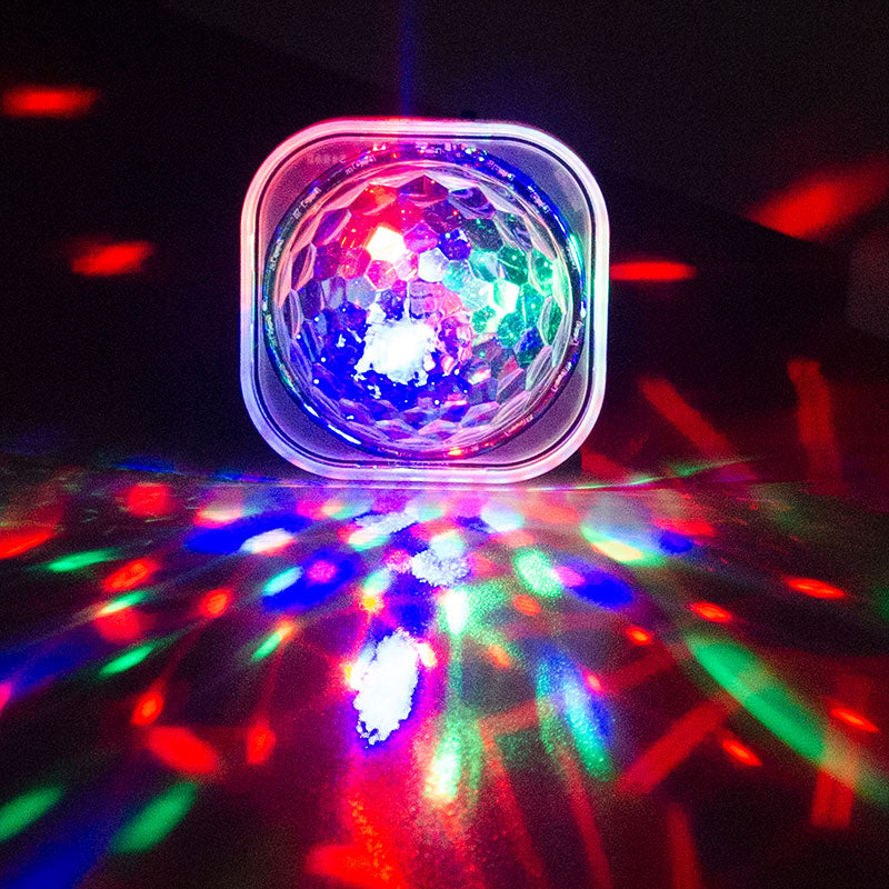 Underglow Mini Disco Ball Light / White