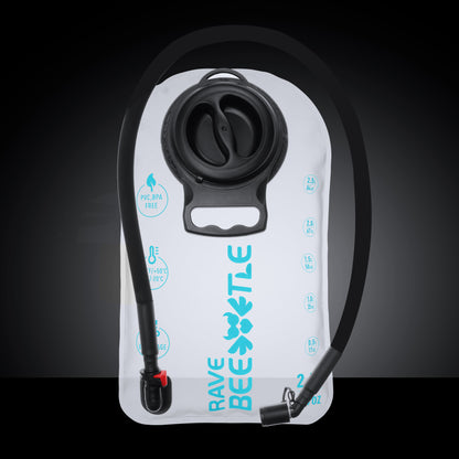 RaveBeetle Elytra Hydration Pack 3.0 – Festival Backpack with Water Bladder (Clear)