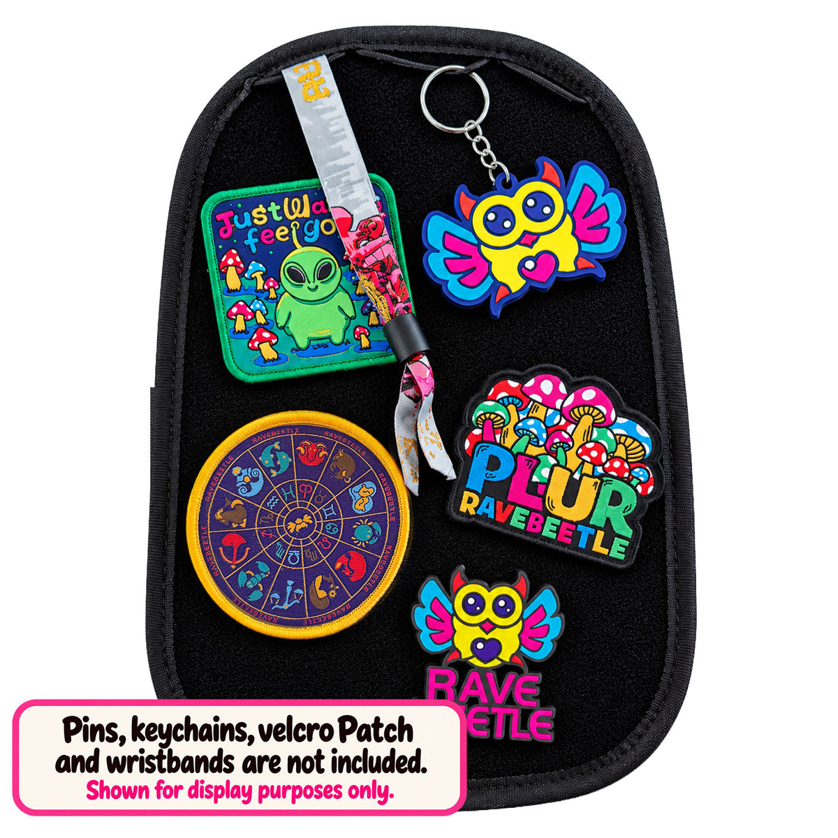 Velcro Patch Print (Keychain, Wristband Loops &amp; Pins Insert) – Exclusively for Elytra Hydro Pack