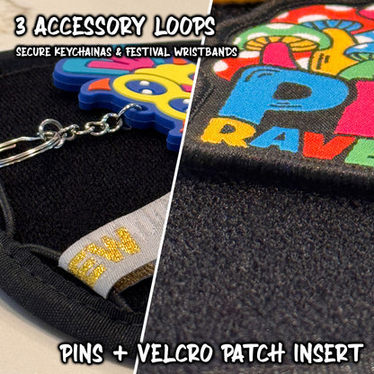 Velcro Patch Print (Keychain, Wristband Loops &amp; Pins Insert) – Exclusively for Elytra Hydro Pack