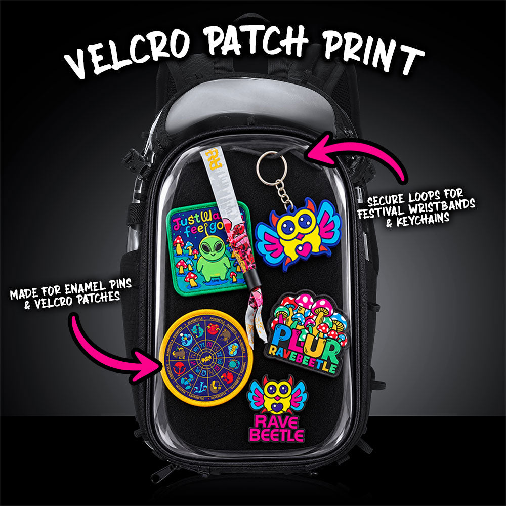 Velcro Patch Print (Keychain, Wristband Loops &amp; Pins Insert) – Exclusively for Elytra Hydro Pack