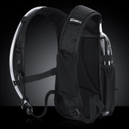 RaveBeetle Elytra AIR LED Hydration Backpack – Lightweight Festival Pack with 2L Water Bladder (Clear)