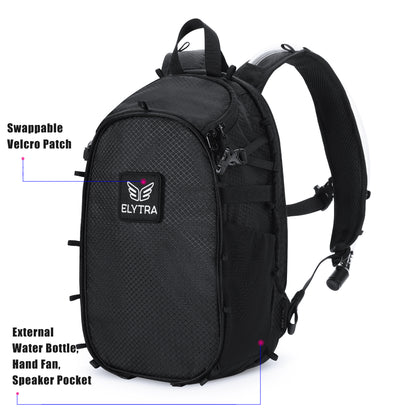 Elytra LED Hydration Pack 3.0 – Festival Backpack with Water Bladder (Black)