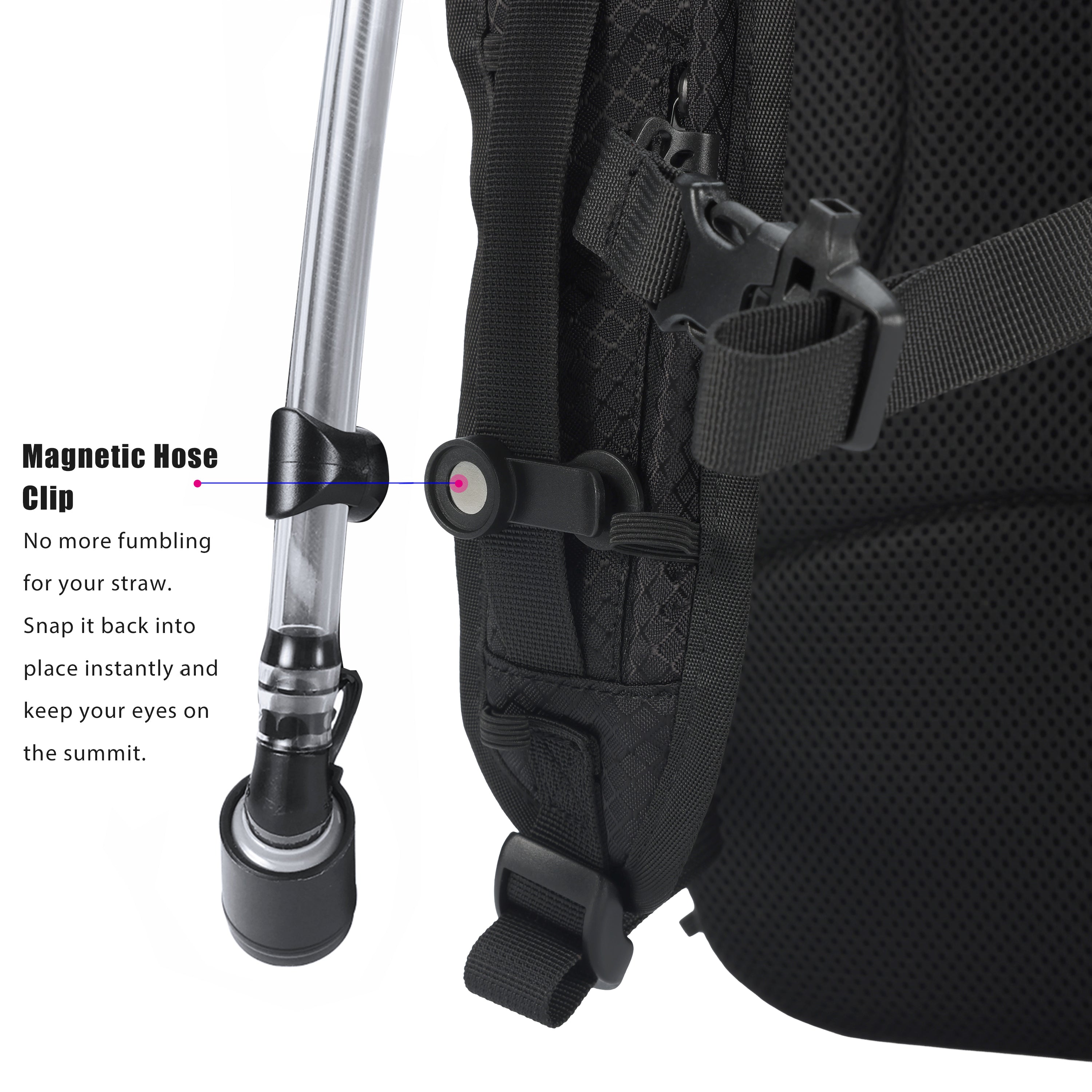 Elytra LED Hydration Pack 3.0 – Festival Backpack with Water Bladder (Black)