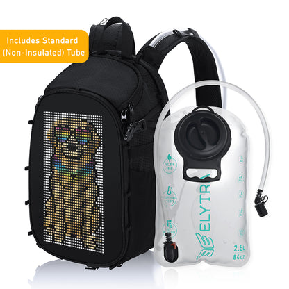 Elytra LED Hydration Pack 3.0 – Festival Backpack with Water Bladder (Black)