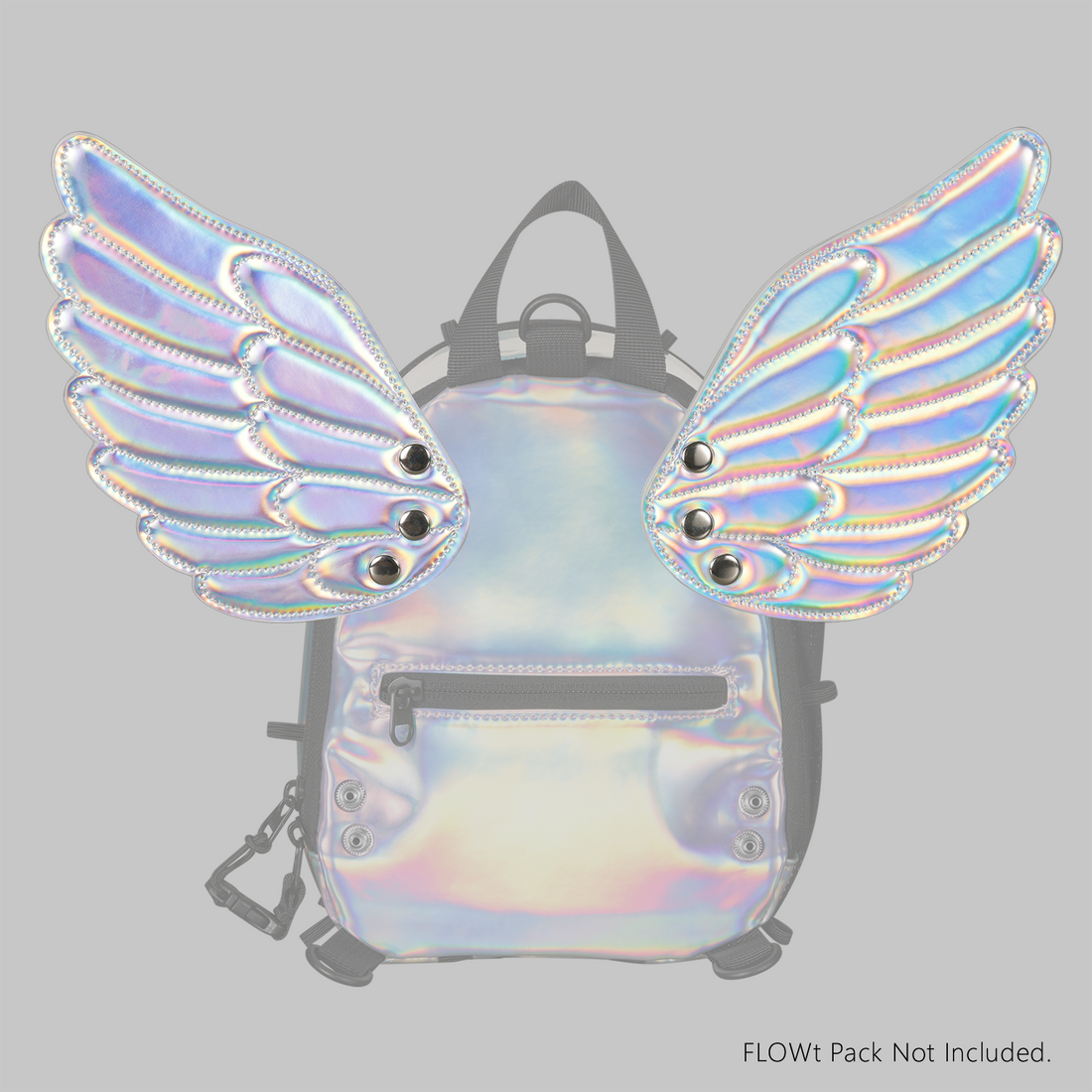 Angel Wings for FLOWt Pack – Holo Silver