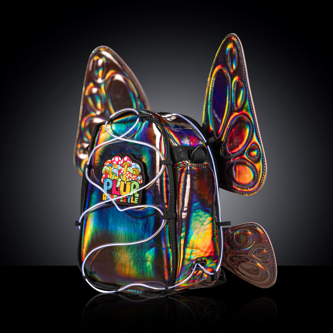 PLUR Mushroom Vibes Velcro Patch