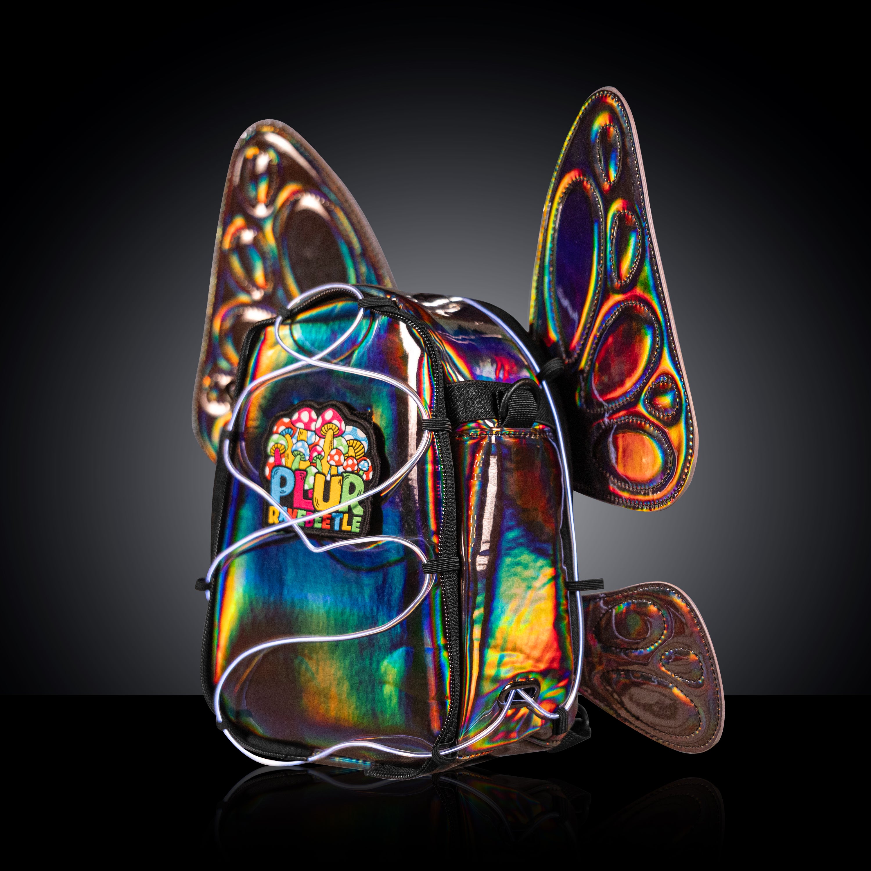 PLUR Mushroom Vibes Velcro Patch