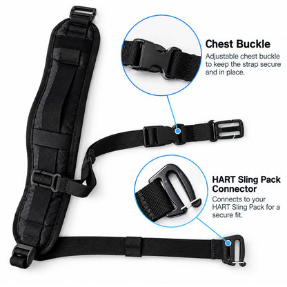 Backpack Shoulder Strap Attachment For HART Sling Pack