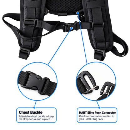 Backpack Shoulder Strap Attachment For HART Sling Pack
