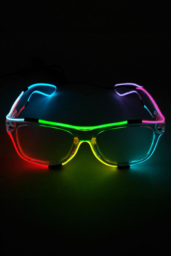 LED Light Up Glasses - Rainbow