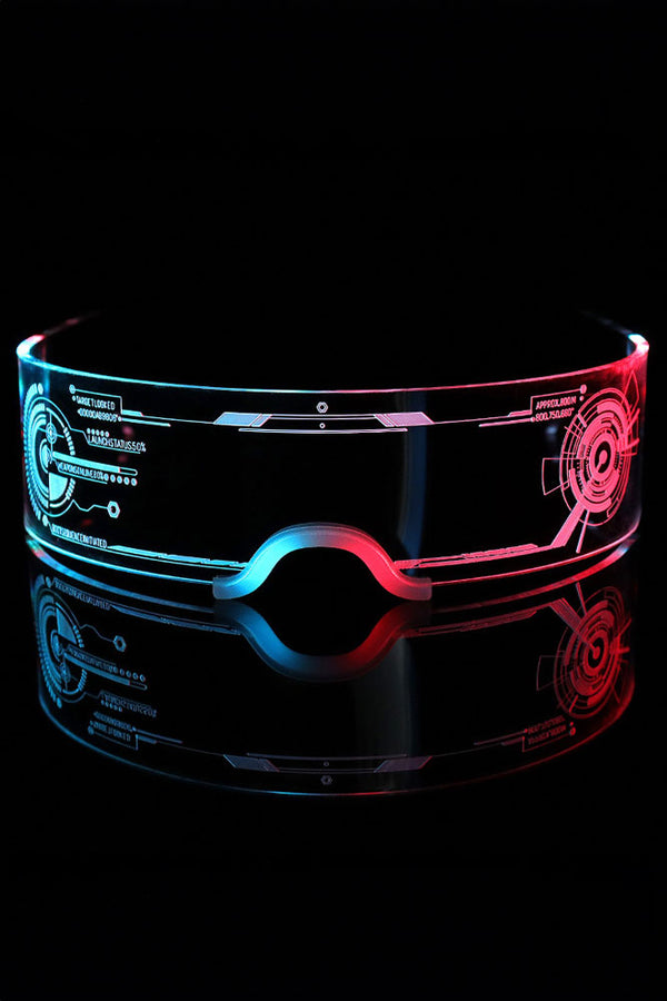LED Cyberpunk Visor Glasses