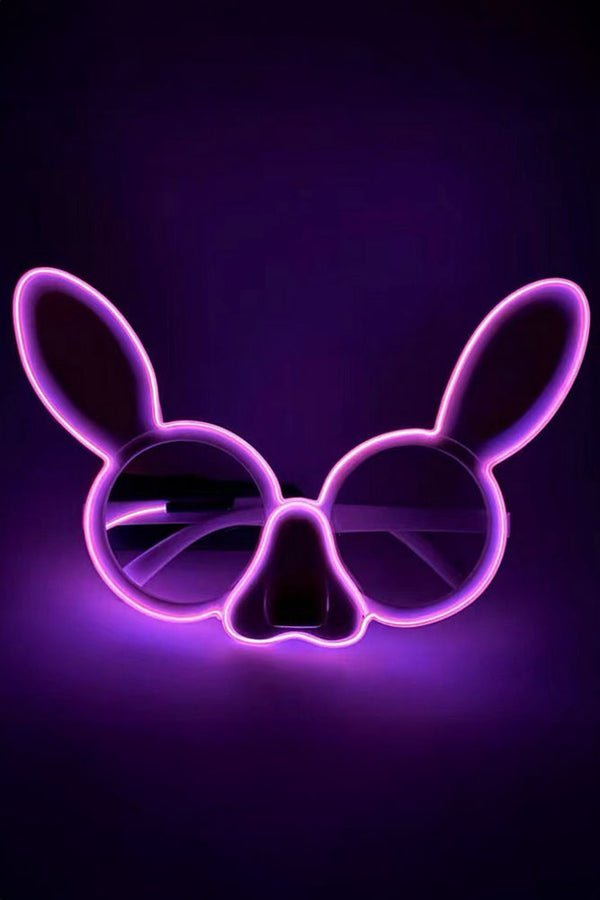 Cute Bunny Light Up Glasses