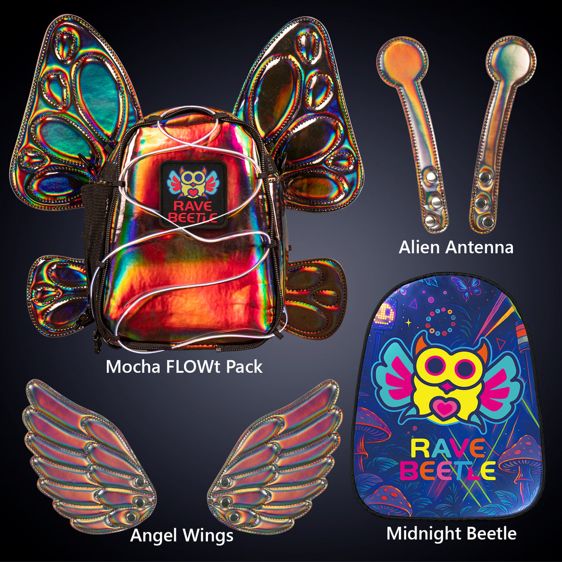 FLOWt Essential Bundle – Wings &amp; Midnight Beetle Vibe Print Pack