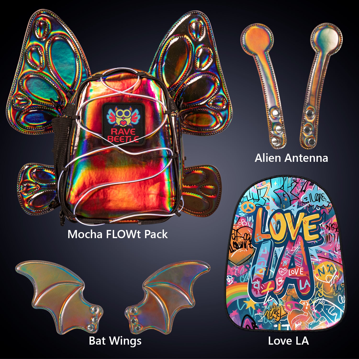 FLOWt Essential Bundle – Wings &amp; Love LA Vibe Print Pack