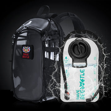 Rave Hydration Pack | Anti-Theft EDC & Festival Hydro Backpack – RaveBeetle