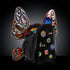 RaveBeetle Festival Pin Display FLOWt Pack with Butterfly Wings Mocha