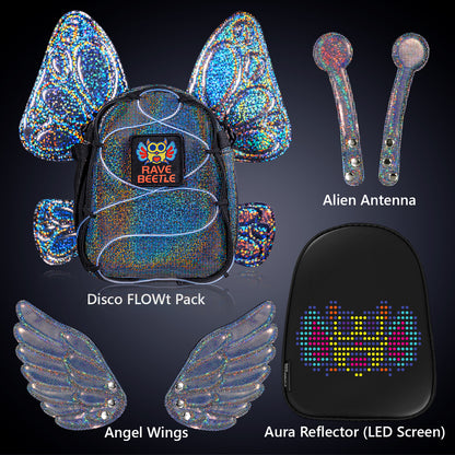 RaveBeetle Disco FLOWt Pack Bundle With Wings