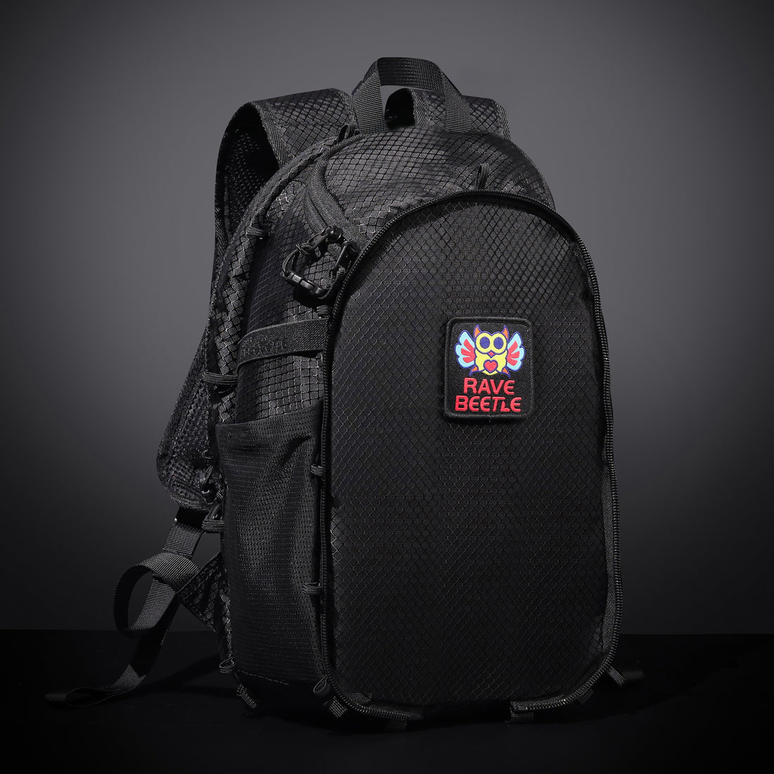 RaveBeetle Elytra Hydration Pack – Festival Backpack with Water Bladder