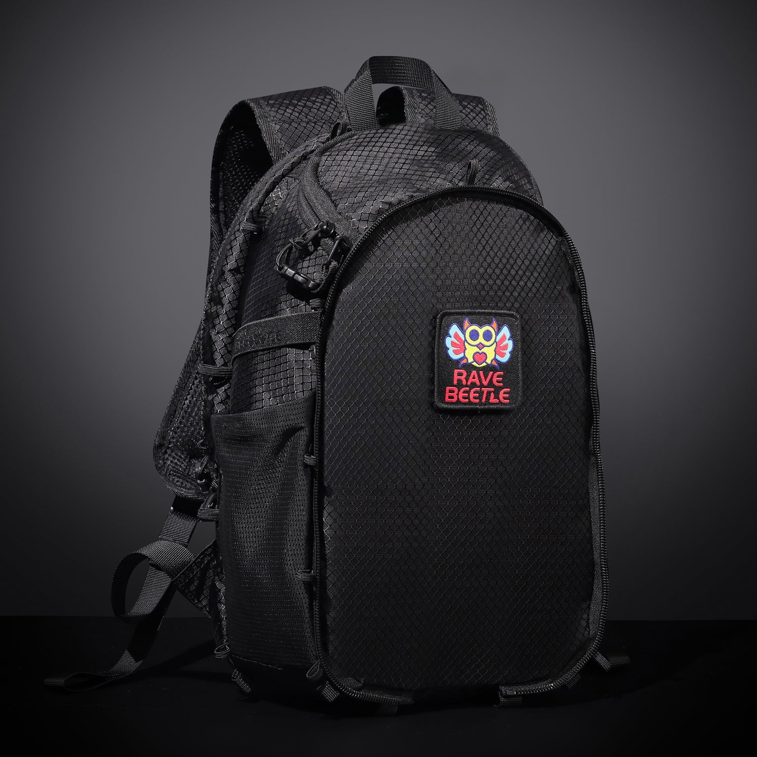 RaveBeetle Elytra Hydration Pack – Festival Backpack with Water Bladder