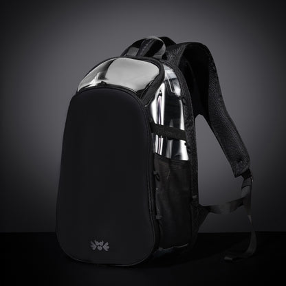 RaveBeetle Elytra Hydration Pack – Festival Backpack with Water Bladder (Clear)