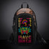 RaveBeetle Elytra Festival LED Hydration Backpack customizable light up Mocha