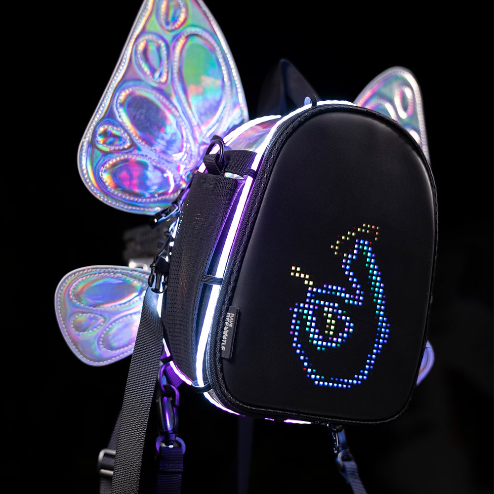 Angel Wings for FLOWt Pack – Holo Mocha – RaveBeetle