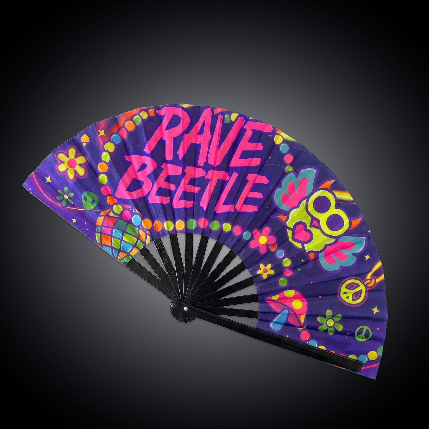 RaveBeetle Hand Fan