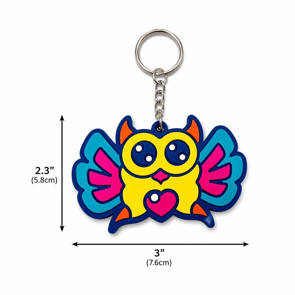 RaveBeetle PVC Keychain