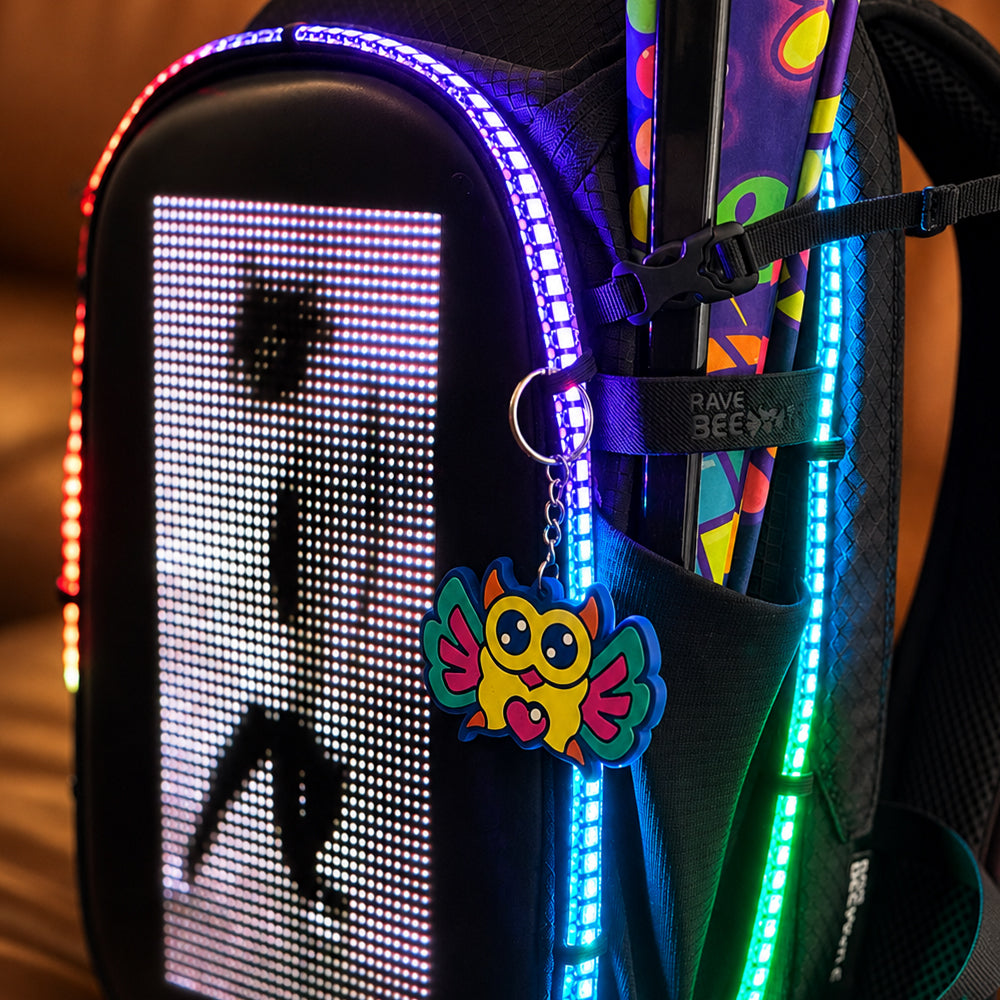 RaveBeetle PVC Keychain