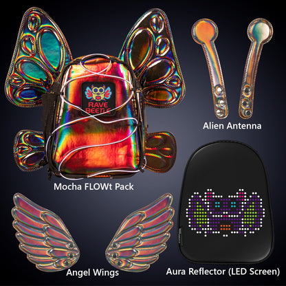 FLOWt Aura Bundle – Angel, Butterfly Wings &amp; Alien Antenna Vibe Pack