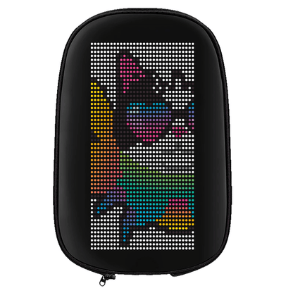 RaveBeetle Elytra LED Hydration Pack 3.0 – Festival Backpack with Water Bladder (Clear)