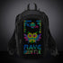 RaveBeetle Elytra Festival LED Hydration Backpack customizable light up Black